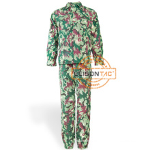 Roupa de camuflagem BDU 100% algodão impermeável e multifuncional